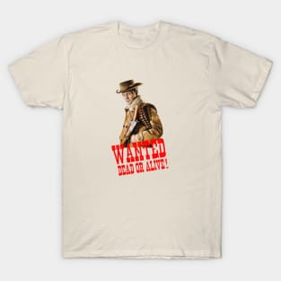 Wanted Dead or Alive - Steve McQueen - 50s Tv Western T-Shirt